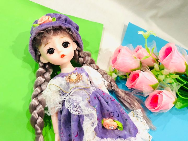 ตุ๊กตาบาร์บี้-น่ารักตาโต-baby-doll-ตาแก้ว-สูง-29-เซนติเมตร