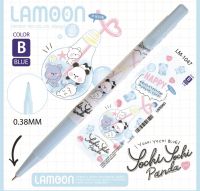 ปากกาลูกลื่นน้ำเงิน 0.38 mm Lamoon ปากกาการ์ตูน !!ซื้อมาก ลดมาก!!