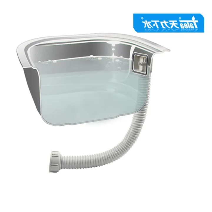 Good Goods Korean White Bird Kitchen Sink Overflow Connector Square