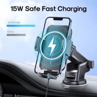 Joyroom JR-ZS245 /JR-246 / JR-ZS243 Wireless Car Charger Auto Alignment  15W ที่ยึดโทรศัพท์สำหรับรถยนต์ รองรับระบบการชาร์จไร้สาย