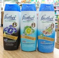 [1แถม1] Feather Nature Clean &amp; Care แฟซ่าเนเจอร์คลีนแอนด์แคร์ แชมพู ปริมาณสุทธิ 340 มล.×2ขวด (มี 3 สูตรให้เลือก)