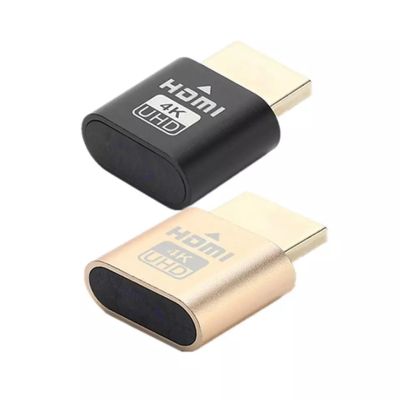 4K HDMI เสมือนจอแสดงผล HDMI DDC Dummy Plug EDID Display Emulator สนับสนุน3840*2160 60Hz Bitcoin Mining