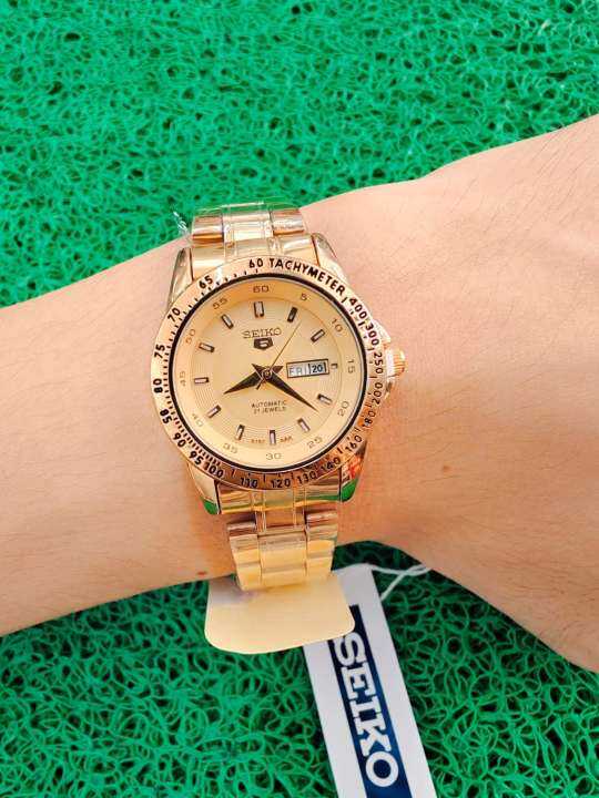 SEIK0 TACHYMETER WATCH WITH DUAL DATE FOR MEN & WOMEN Lazada PH