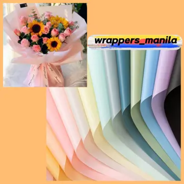 45pcs per Pack Single Stem Rose Wrappers Bouquet Wrapping Paper