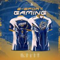 เสื้อกีฬาพิมพ์ลาย"GAMING"ผ้านุ่ม ใส่สบาย สีตรงปก 100%