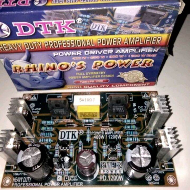 DTK pd1200 rino's driver power amplifier Mono | Lazada Indonesia