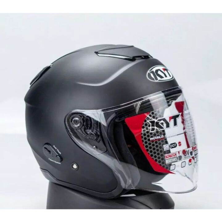 helm kyt kyoto original warna hitam doff Lazada Indonesia