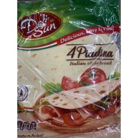 แผ่นแป้งสาลี ตรา เดลีซัน 320g. Piscina Italian Style Bread ( Delisun Brand ) เพียดิน่า อิตาเลี่ยน สไตล์ เบรด