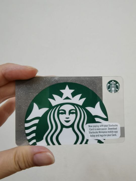 Starbucks Silver siren card | Lazada