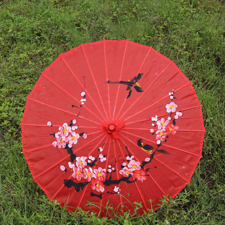 Plum Dancing Dance Umbrella Craft Umbrella Large Oiled Paper Umbrella Decorative Umbrella