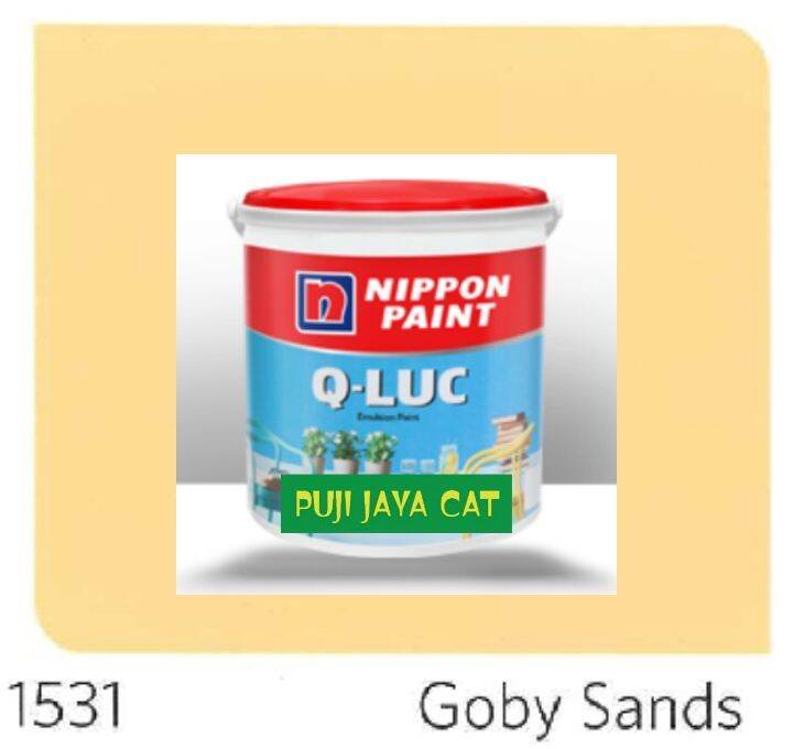 Q Luc 1531 Goby Sands 4,5kg (1gln) Cat tembok Nippon paint Lazada