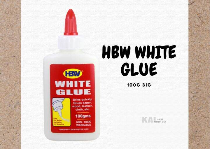 HBW White Liquid Glue Big 100grm (1pc) Lazada PH