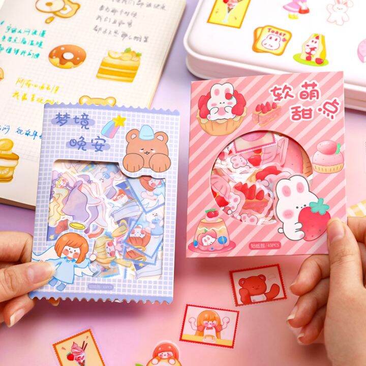 Stiker Aestetik Lucu Berbagai Macam Gambar dan Motif Stiker Transparan
