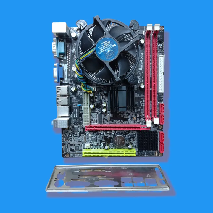 paket motherboard G41 ddr3 proccesor core 2 duo Fan Lga 775