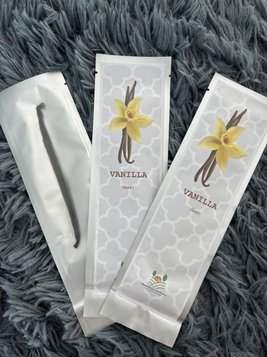 วนิลลา-ฝักวนิลลา-วนิลลาเบอเบิล-premium-vanilla-bourbon-1-pod-วนิลลาแท้-ใช้ทำเบเกอรี่-มีกลิ่นหอม