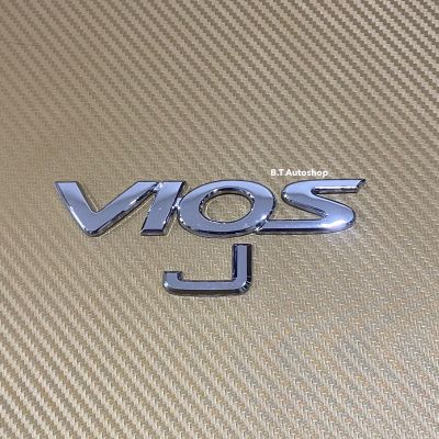 โลโก้ VIOS + J ติดท้าย Toyota ชุด 2 ชิ้น