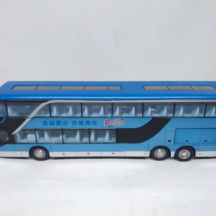 Diecast Bus Double Decker Miniatur Bis Tingkat Mobil Mobilan Besi ...