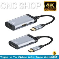 Adapter แปลง USB C To Rj45/VGA/DP/HDMI/Mini DP ประเภท C ถึง HDMI Thunderbolt 3อะแดปเตอร์สำหรับ  computer 4K UHD USB-C