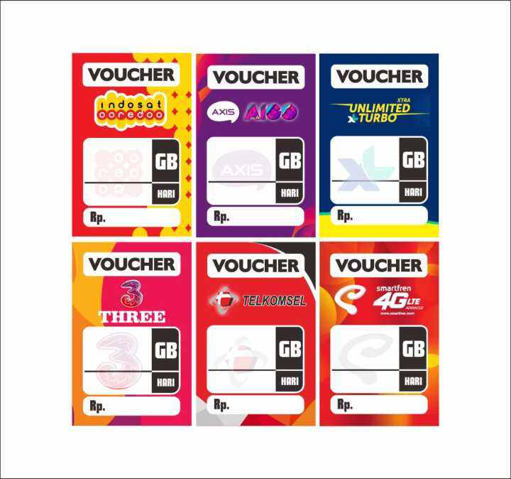 label voucher semua card Lazada Indonesia