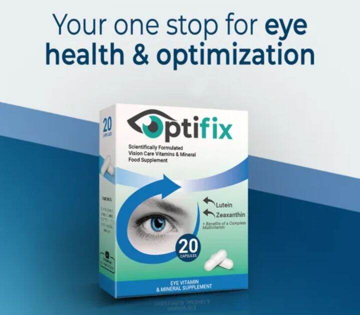 Optifix Natural Eye Care Supplement, Clearing Vision Lazada PH