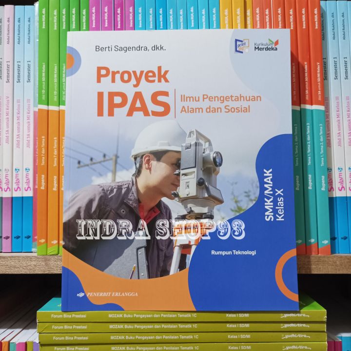 Buku Proyek Ipas Rumpun Teknologi Kelas 1x 10 Smk Kurikulum Merdeka Erlangga Lazada Indonesia 0301