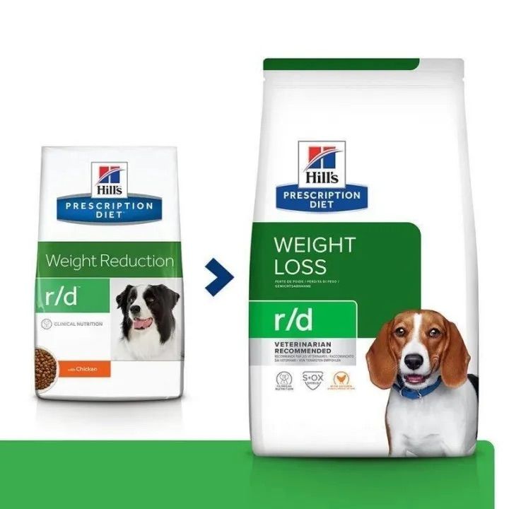 Hill R/d 3.85 kg. อาหารเม็ดสำหรับลดน้ำหนักสุนัข (Exp.03/2024)