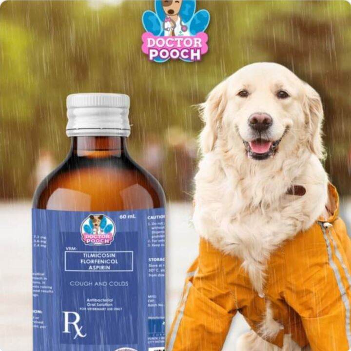Doctor Pooch Cough And Colds 60mL Tilmicosin, Florfenicol And Aspirin