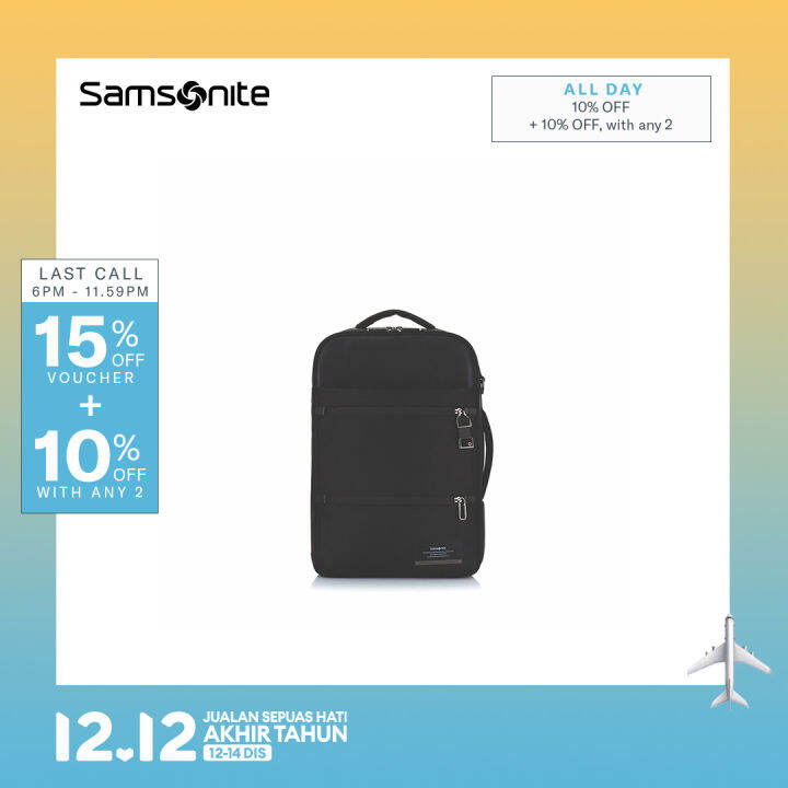 Samsonite VESTOR 3Way Backpack BLACK Lazada
