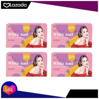 สบู่โสม สบู่ไวทออร่า White Aura Ginseng Herbal Soap ทำความสะอาดผิวกาย ขนาด 160 กรัม ( 3 ก้อน )