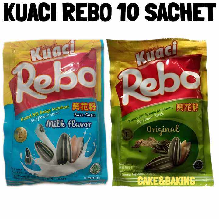 Kuaci Rebo 10 Sachet 13 Gr Lazada Indonesia