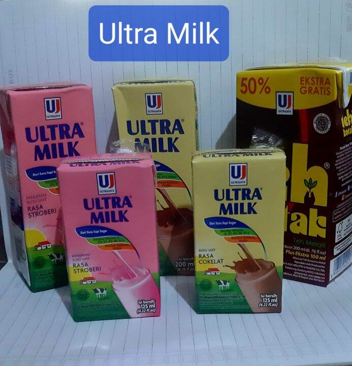 ULTRA MILK SUSU UHT DAN TEH KOTAK ORIGINAL | Lazada Indonesia