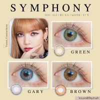 คอนแทคเลนส์ ? Symphony(Gaezz Secret) ? Gray , Brown [มีสายตาสั้นถึง 700 ]?เลนส์ขนาดมินิสีเทา/น้ำตาล​ คอนแทคเลนส์​สายฝอ สวยจายดี