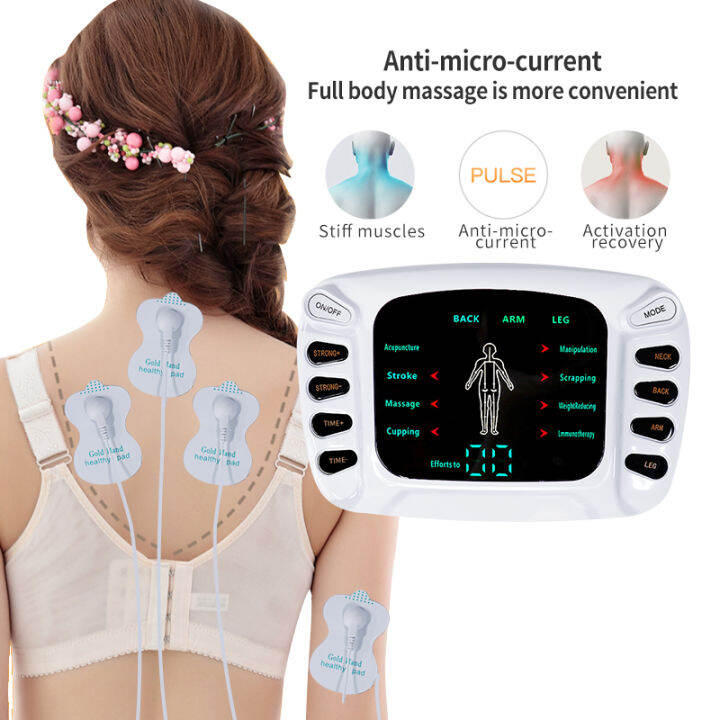 Tens Unit Micro Current Pulse Medium Frequency Shoulder Neck Full Body
