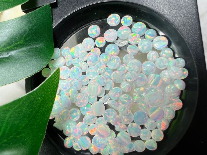 โอปอล-3-20-มม-โอปอ-สังเคราะห์-โอปอ-lab-opal-โอปอ-สังเคราะห์-lab-created-synthetic-opal-round-white-size-3-20-mm