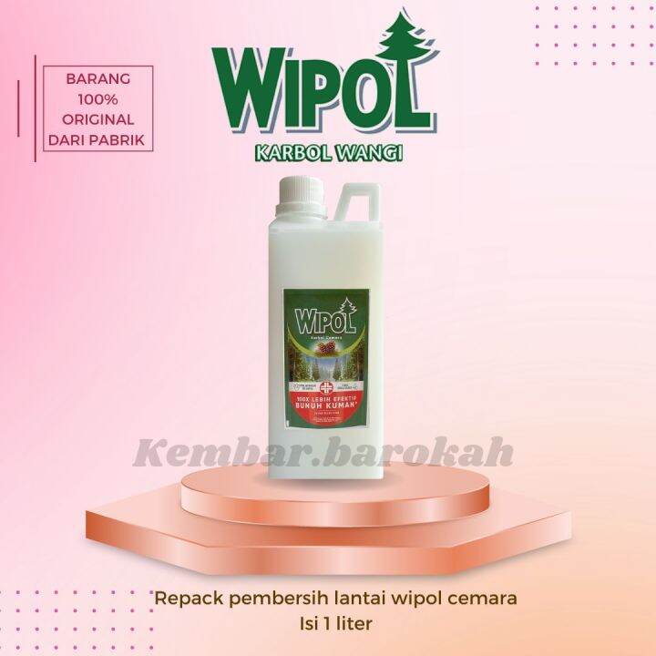 Kembar Barokah Wipol 1 Liter Sabun Cair Karbol Pencuci Dan