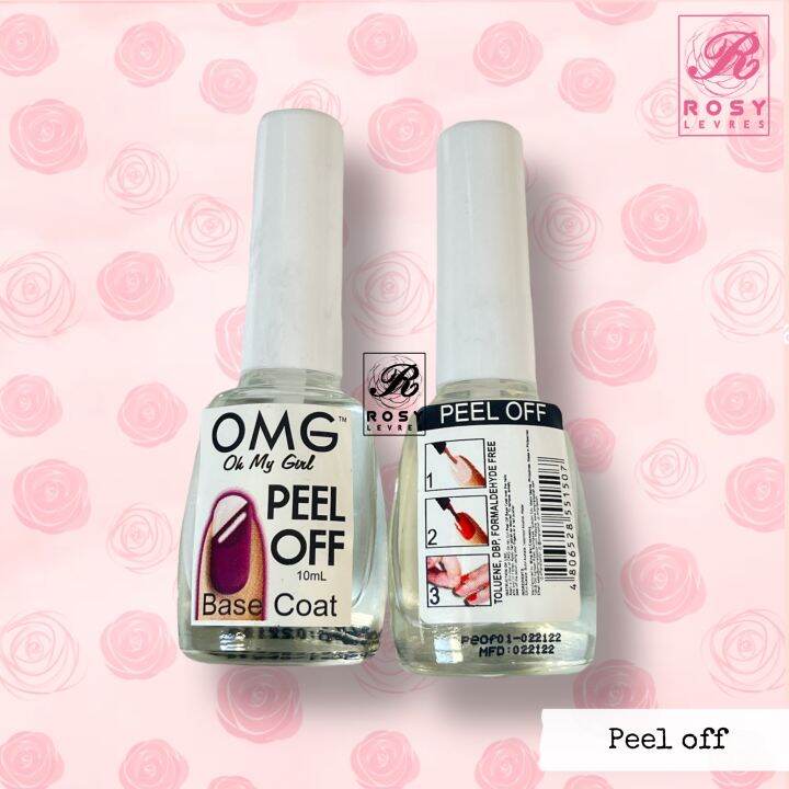 Peel Off Base Coat OMG Nail polish by Rosy Levres Lazada PH