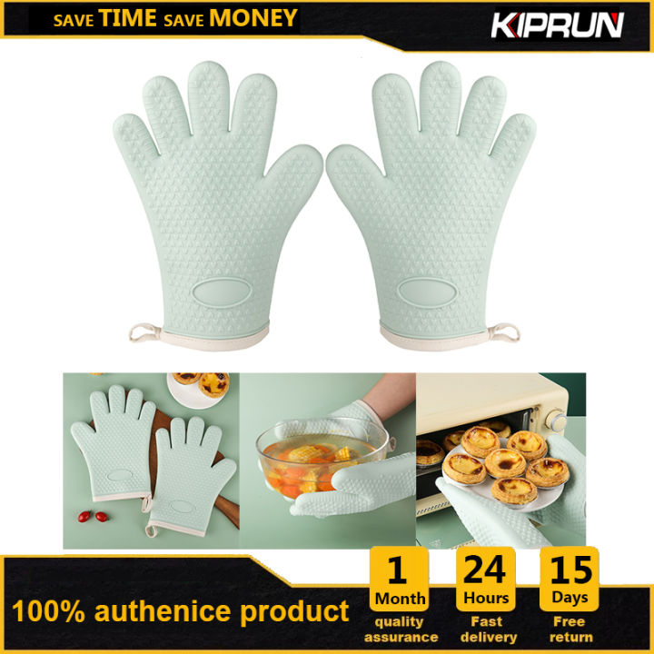 BBQ Anti Scald Silicone Heat-Resistant Glove Kitchen Microwave