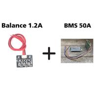 Active balancer 1.2A 4S แบบไม่มีไฟ ราคาพิเศษพร้อม BMS 50ah