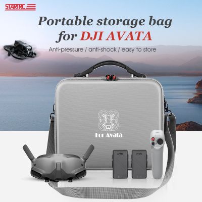 STARTRC Portable Shoulder Bag for DJI Avata FPV Drone Flight Goggles V2 Combo Set Storage Bag DJI Goggles 2 Carrying Case PU Handbag