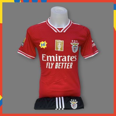 ⚽ ชุดกีฬาฟุตบอล SL Benfica ชุดฤดูกาลใหม่ 2023-2024 (เสื้อ + กางเกง) ⚽