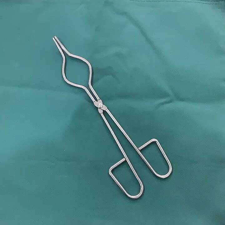 20/30/50cm Tang Krusibel Stainless Crucible Tongs Alat Penjepit