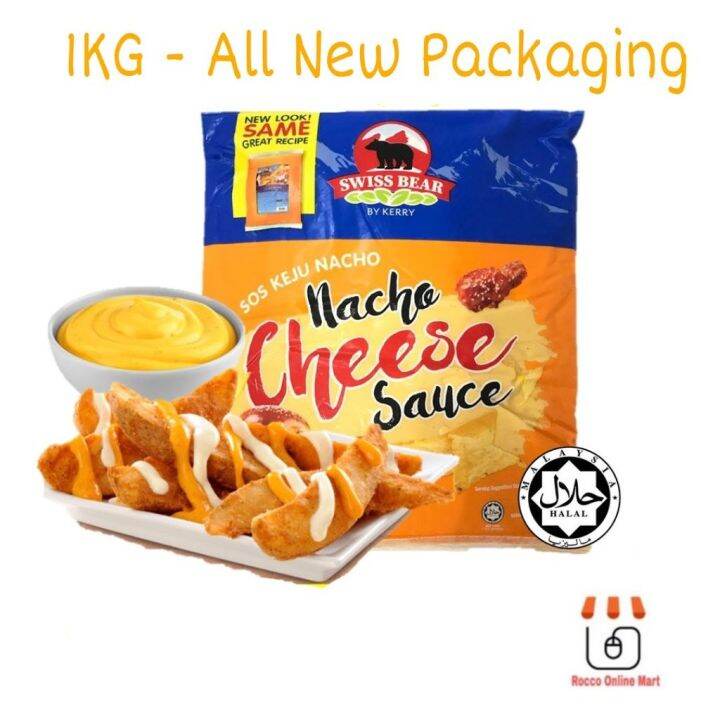 SWISS BEAR NACHO CHEESE SAUCE 1KG (NEW PACKAGING) Lazada