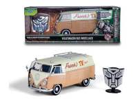 Jada 1:24 Transformers Volkswagen Bus Wheeljack 34264 Diecast Model Car Beige