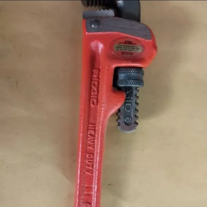 RIDGID Pipe wrench 8 inch steel handle- plubing etc /kunci pipa ...