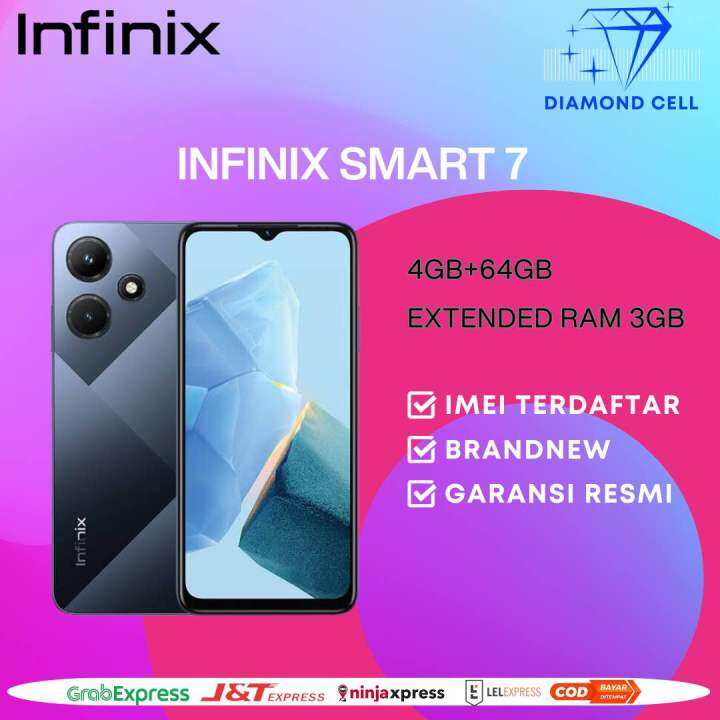 Infinix Smart 7 464gb Garansi Resmi Infinix 1 Tahun Lazada Indonesia