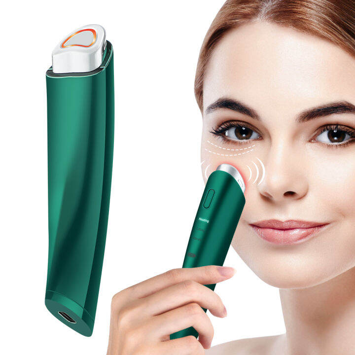 Electric Eye Massager Hot Compress Reduce Eye Bags Dark Circles Eye