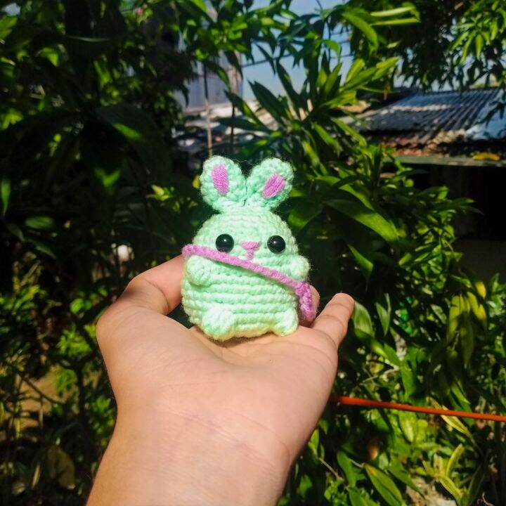 Bunny crochet keychain Lazada PH