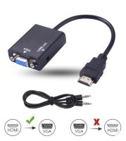 สายแปลงสัญญาณ HD เอชดีเอ็มไอ Conversion Cable Adapter HD TO VGA+Audio Mini/Micro/HD (กล่องเหลือง)