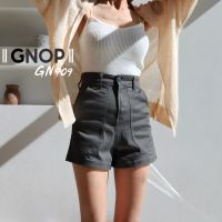 GNOP กางเกงขาสั้น เอวสูง ผ้ายืด ใส่สบาย มีไซส์ S M L XL XXL กางเกงขาสั้นผู้หญิง GN409