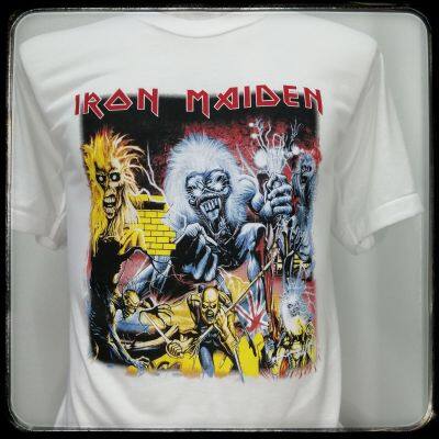 เสื้อ​วง​Iron​Maiden​ผ้า​บาง​50